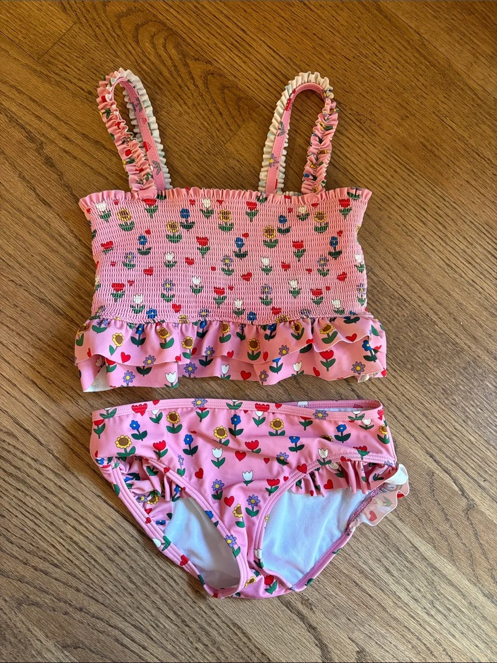 Mini Boden smocked swimsuit - Picture 1 of 4